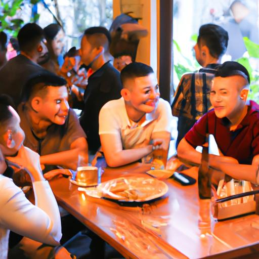 Nhóm bạn thưởng thức trận bóng đá tại quán cafe ở Hà Nội