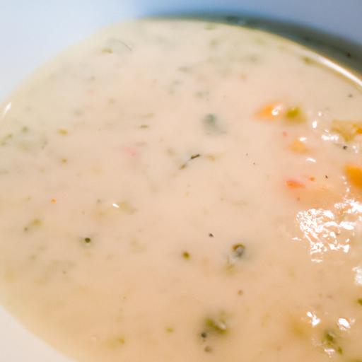 Một tô súp lạnh được đánh nguội.